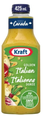 Kraft Golden Italian Salad Dressing, 425ml