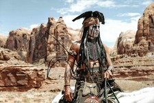Johnny Depp "Lone Ranger" autograph signed 20x30 cm picture