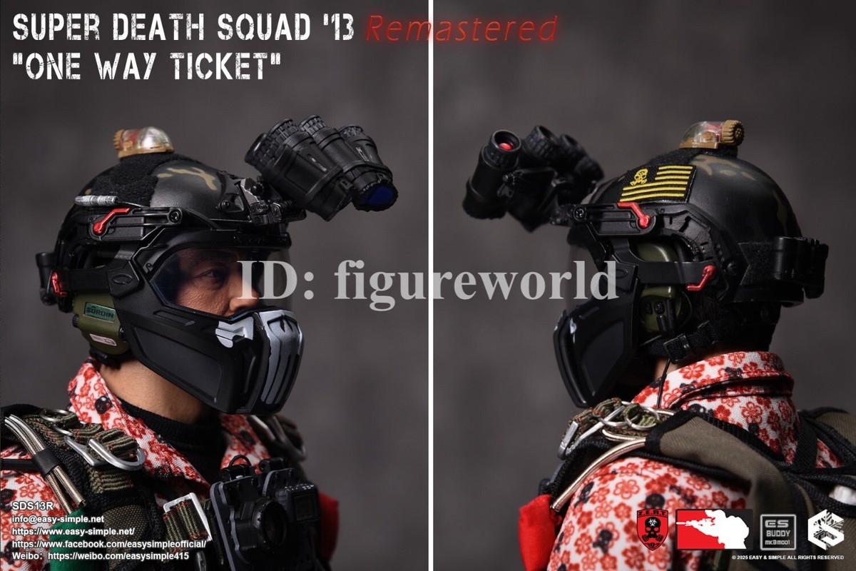 ミリタリー 1/6 Easy & Simple SUPER DEATH SQUAD MCX Pre-order Easy&Simple SDS13R 1/6 Super Death Squad 13 One