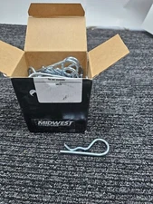 (QTY 50) MIDWEST FASTENER 50275 Cotter Pin, 3/16 in Pin Dia, Steel, Zinc Plated