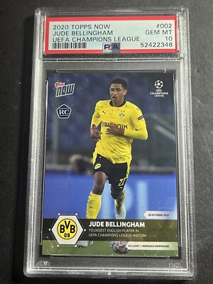 PSA10 2020 Topps Now ベルンガム UEFA ルーキーカード