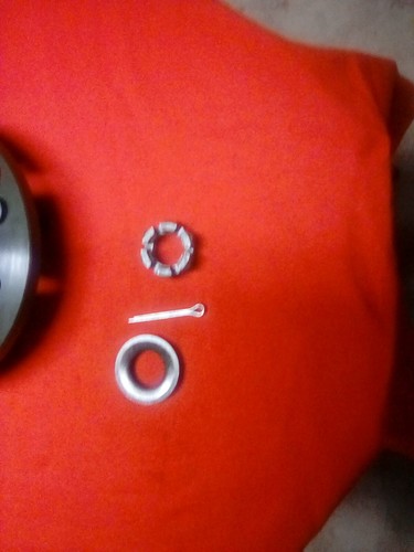 Corvette 1965-82 eje brazo trasero husillo tuerca correcta y pasador de lavadora y cotter - Imagen 8 de 10