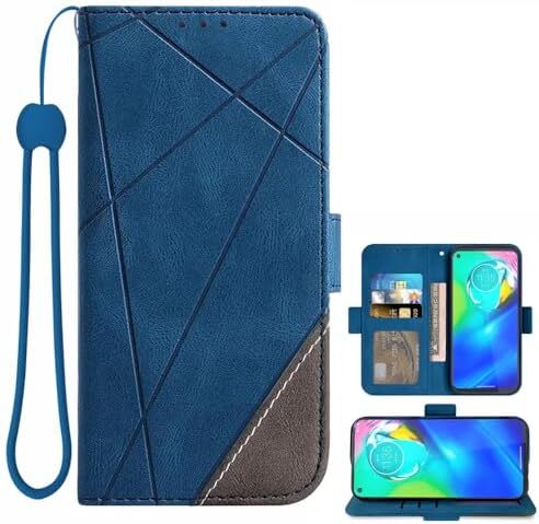 Compatible with Moto G Power 2020 Wallet Case and Tempered Glass Screen Protecto