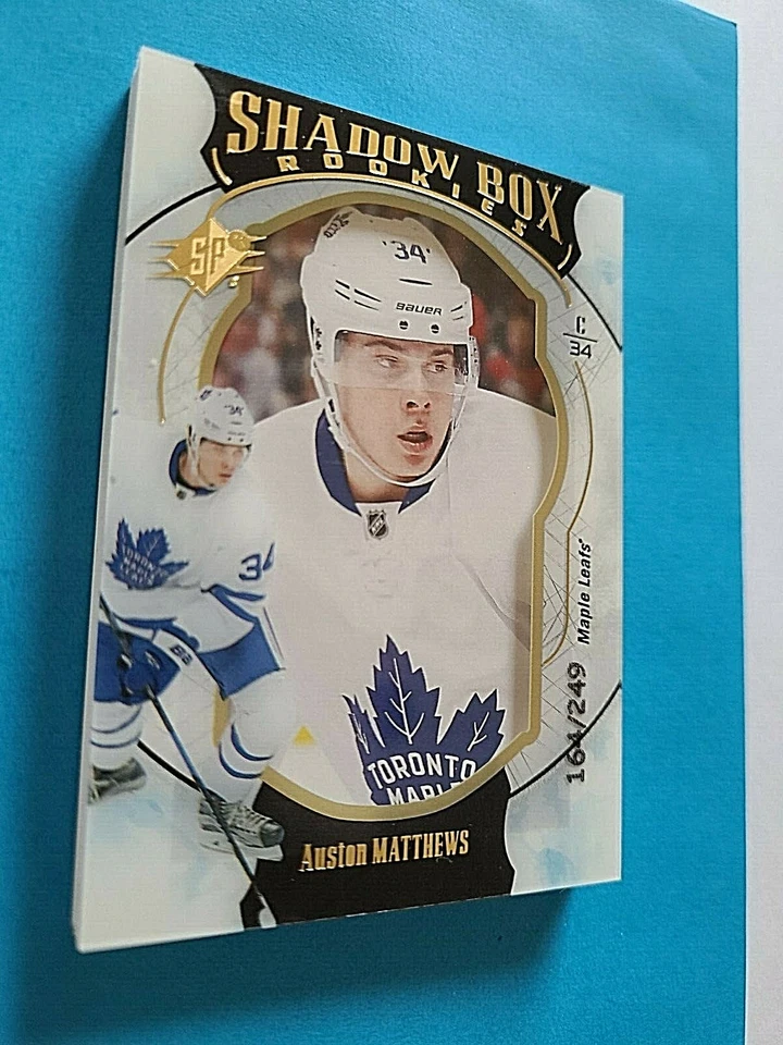 2016-17 Auston Matthews SPX Shadow Box Rookie RC /249  - Image 2 of 4