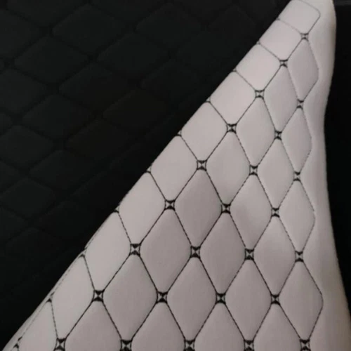 Car Fabric Diamond Print Car Interior Waterproof Leather For Roof Door Panel New - Picture 9 of 27
