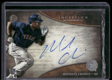 Michael Choice 2014 Bowman Inception Rookie Autographs Auto #RA-MC