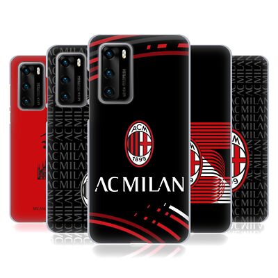 OFFICIAL AC MILAN CREST PATTERNS SOFT GEL CASE FOR HUAWEI PHONES