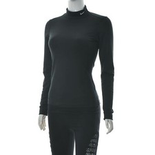 Nike FIT DRY Women's Active Sportswear Jumper SPORT top Black s 4-6 Genuine