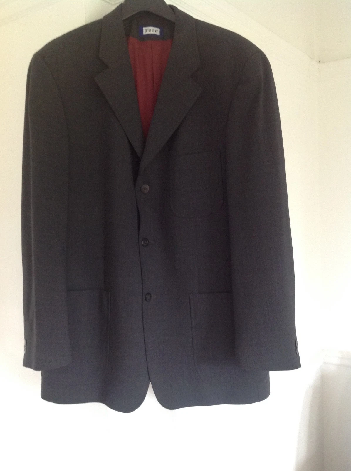 Mens AUSTIN REED Blazer Charcoal Grey XL NEARLY NEW