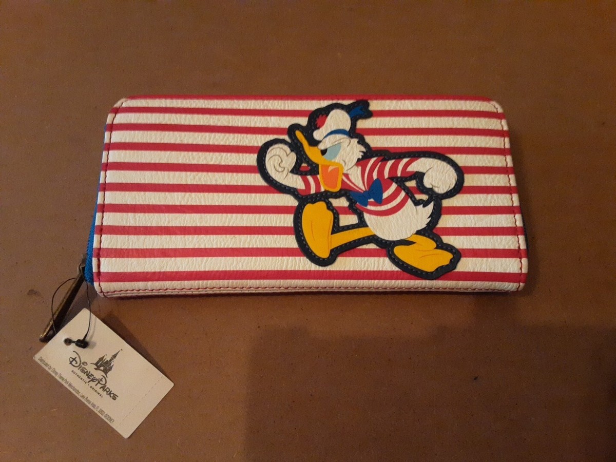 NEW Loungefly Disney Cruise Line Donald Duck Sailor Wallet 