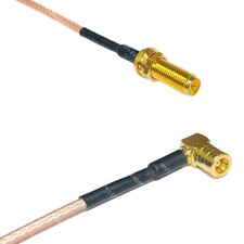 RG316 RP-SMA Female Long to SMB FEMALE ANGLE RF Cable Rapid-SHIP LOT