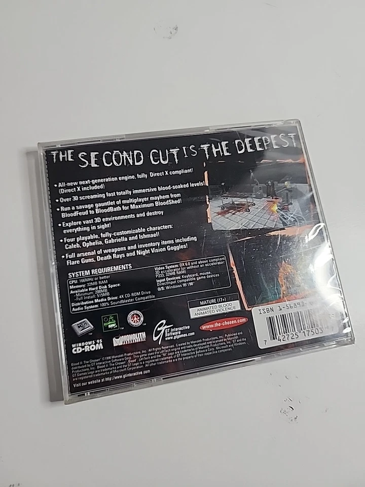 New Sealed PC CD-Rom Blood II The Chosen  - Image 2 of 4