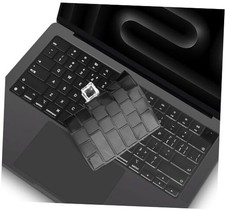 Premium Keyboard Cover for 2025-2023 MacBook Pro 14/16 Inch Space Black