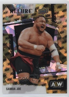 2022 Upper Deck Allure AEW AEW Logo 25/299 Samoa Joe #27 1aq1