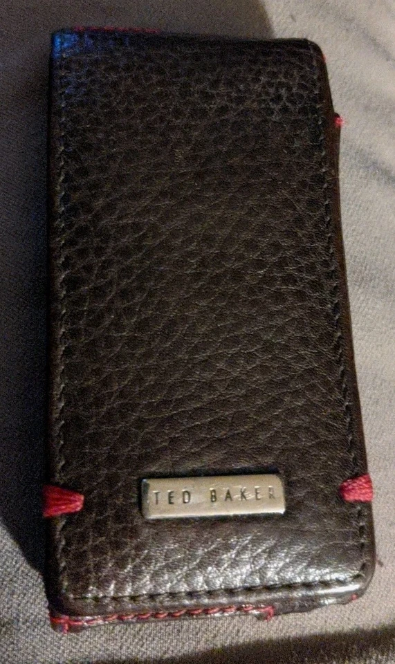 Ted Baker of London Portatarjetas de Cuero iPod Video Clásico 5ta Generación Estuche Solo Foto 2 de 4