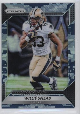 2016 Panini Prizm Camo Prizm 17/25 Willie Snead #151 fm0