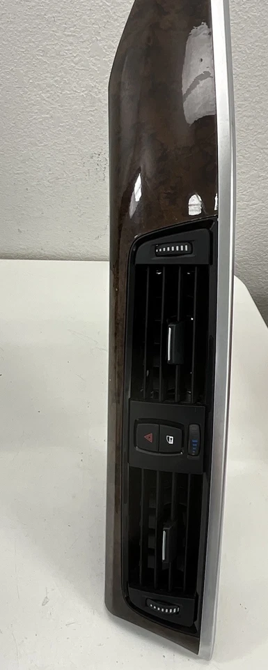 BMW 328i 2014 convertible tablero central moldura de ventilación de grano de madera 921855215 OEM Foto 2 de 4