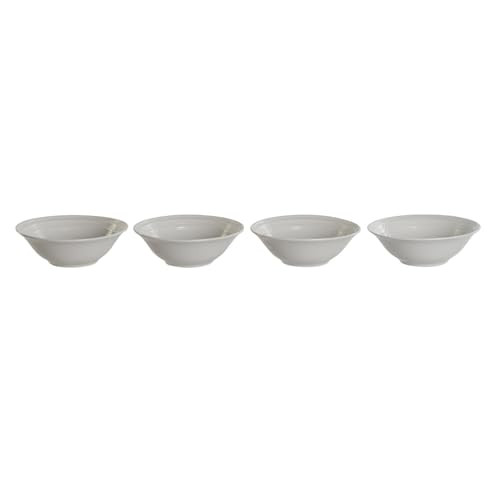 BOL SET 4 PORCELANA 17X17X7 BLANCO (q7C)