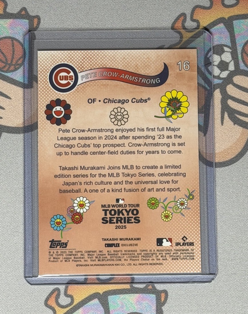 2025 Topps Takashi Murakami MLB World Tour Tokyo Series Pete Crow