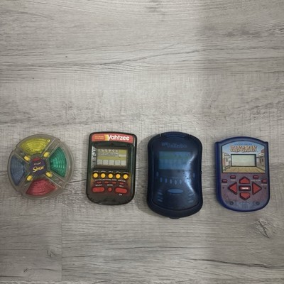 VTG  95 Milton Bradley Electronic Hand-Held Yahtzee Game Smoke Gray Model 4511 +