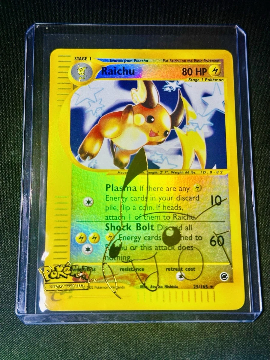 Raichu Pokémon TCG Holo Rare Individual Collectible Card Game