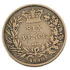 1840 Victoria Sixpence — photo from another recent sale