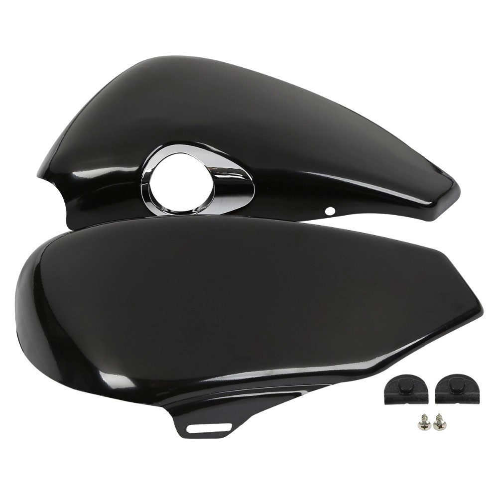 Caches batterie acier Sportster 883 pour protéger et cacher les câbles électriques moto