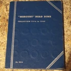 1916-1945 Mercury Head Dime Collection in Whitman Album Folder No. 9014 (x77pcs)