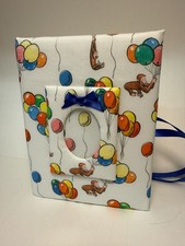 Curious George Photo Album -Holds 100 4x6 Photos - Handmade