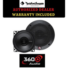 Rockford Fosgate R14X2 Prime 4" 2-Way Coaxial Full-Range Speakers 30W RMS (Pair)