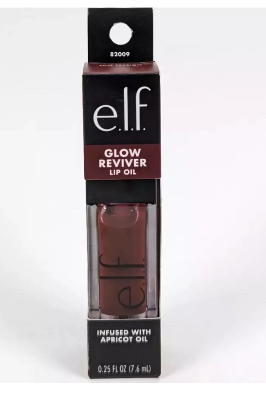 E.L.F. Glow Reviver Lip Oil Jam Session 82009 Infused w/ Apricot