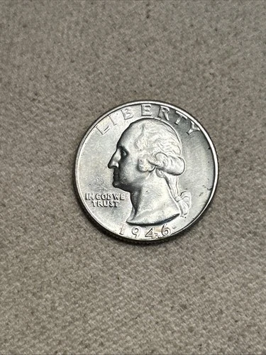 1946 Washington Quarter BU Uncirculated Mint State 90% Silver 25c US Coin MM