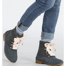 Keds Women’s Grey Camp Water Resistant Thinsulate High Top Wool Boots size 7