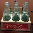 Vintage Aluminum Coca-Cola Aluminum Metal 6-Pack Bottle Carrier