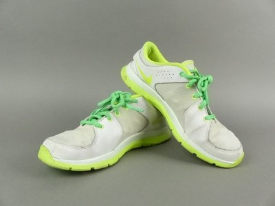 Nike Womens Flex Trainer Damen Sneaker weiß Gr 38 Turnschuhe Mesh (18771)