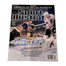 BLACKHAWKS DAVE BOLLAND SIGNED AUTO SPORTS ILLUSTRATED STANLEY CUP