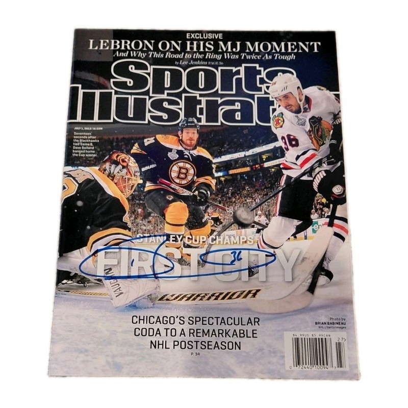 BLACKHAWKS DAVE BOLLAND SIGNED AUTO SPORTS ILLUSTRATED STANLEY CUP