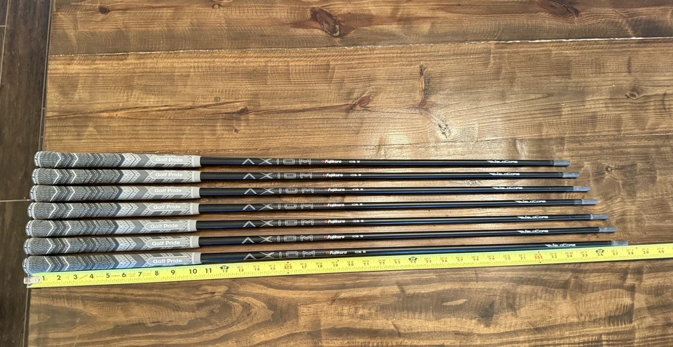 Juego de 7 varillas de hierro grafito rígido Fujikura AXIOM VeloCore 105S .355" 38"-35" Foto 2 de 4