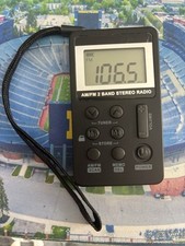 Rechargeable Portable Pocket Digital AM/ FM Radio LCD Stereo Music News Receiver