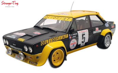 Top Marken Fiat 131 Abarth Tour de Corse Winner 1977 #5 B.Darniche 1:18