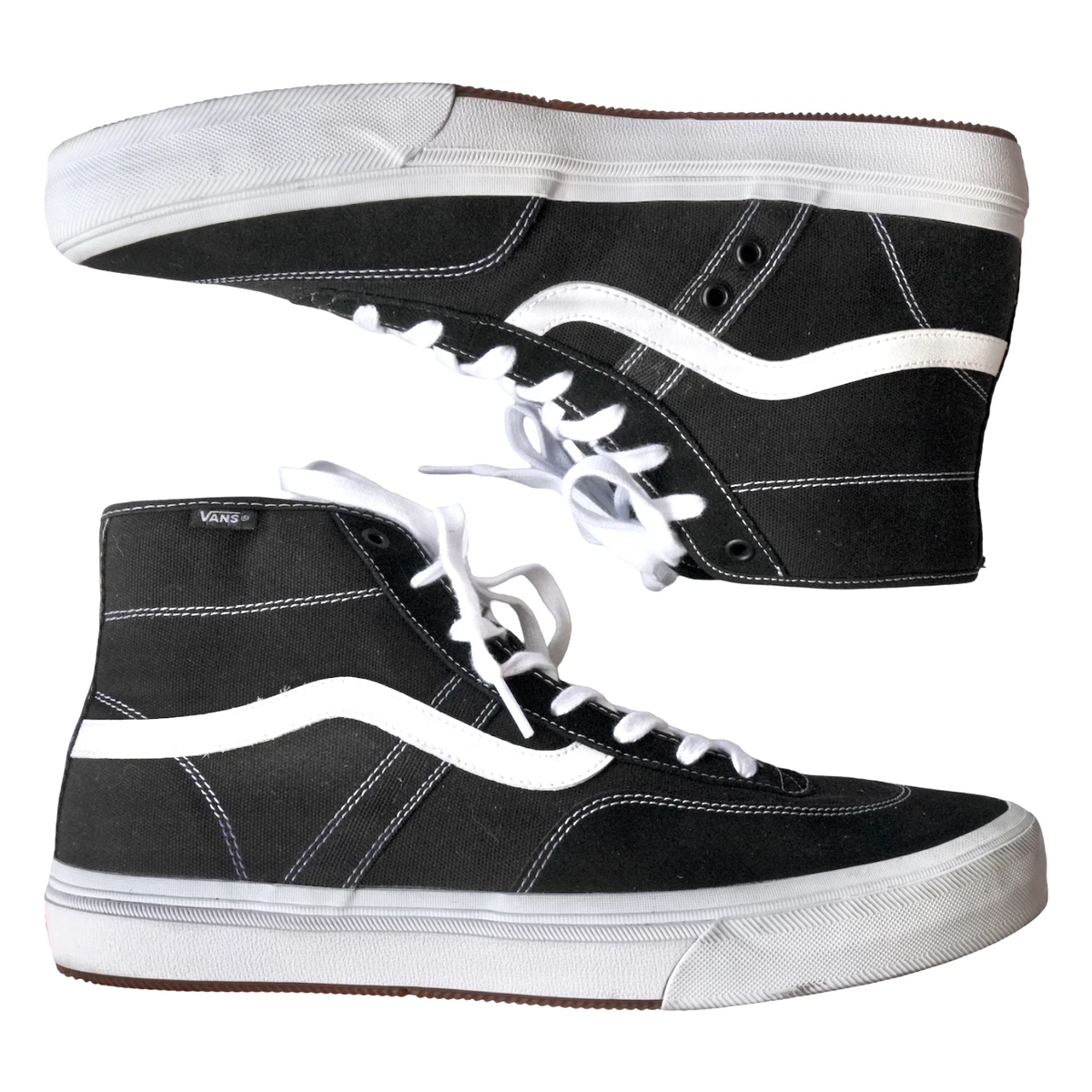 NEW Vans Gilbert Crockett Pro Skate Shoe Black White Men’s Sneaker Size 7 VANS Gilbert Crockett Sneakers for Men for Sale  main image 2
