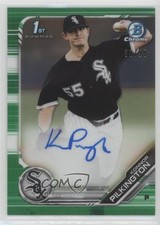 2019 Bowman Chrome Prospects Green Refractor /99 Konnor Pilkington Auto it9