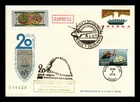 Dr Jim Stamps Poland Flight Cover And U.S. Fdc H.N. Perfin Only One Made