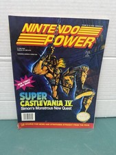 Nintendo Power Magazine Issue 32 Super Castlevania IV Cover w Rocketeer Poster