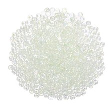 2000 Pcs Glass Seed Beads, 4mm Mini Glass Seed Spacer Bead, Light Mint