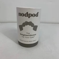 Nodpod Weighted Blanket For Your Eyes Gray Sleep Mask Stress Anxiety Relief
