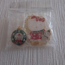 Sanrio Hello Kitty Christmas Brooch Pin Vintage De Agostini Collectible