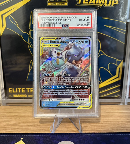 Blastoise & Piplup-GX graded PSA 10 for sale on eBay