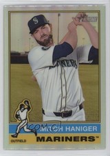 2025 Topps Heritage Chrome Refractor Mitch Haniger #28 2g8