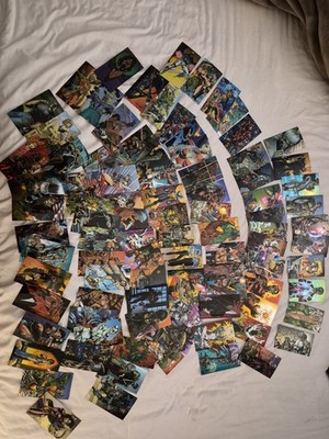 1994 WILDSTORM WILDCATS ALL-CHROMIUM WIDEVISION BASE 96 CARD SET JIM LEE GRIFTER